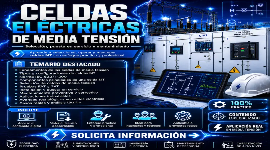 Portada del curso CELDAS ELECTRICAS DE MT