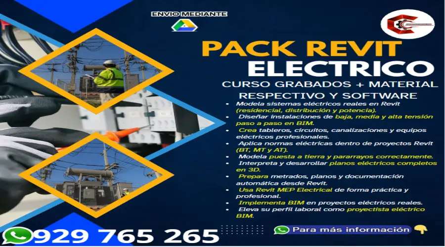 Portada del curso PACK REVIT ELECTRICO