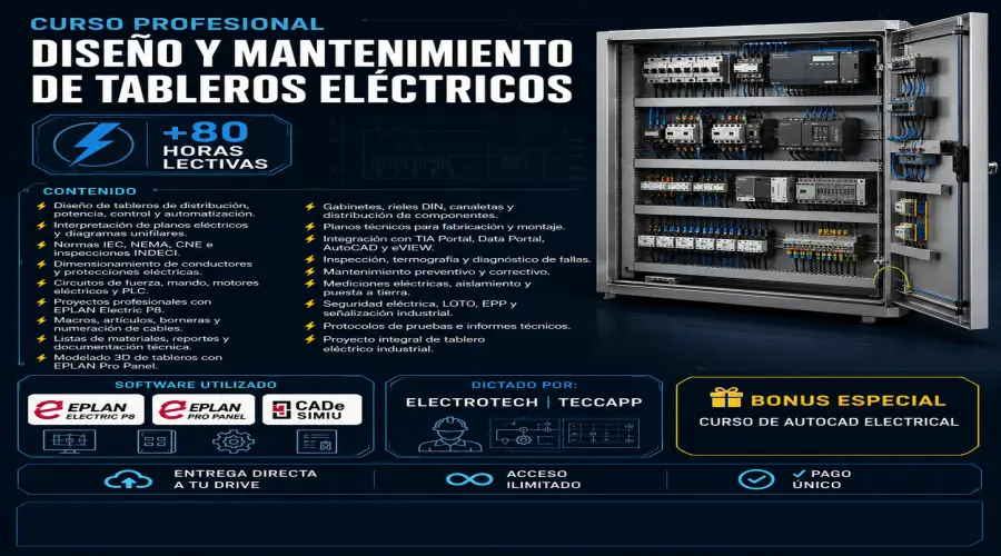 Portada del curso PACK TABLEROS ELECTRICOS